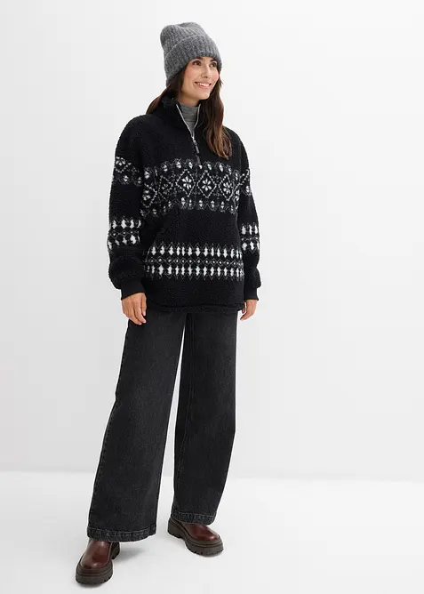 Genser i pilefleece, bonprix