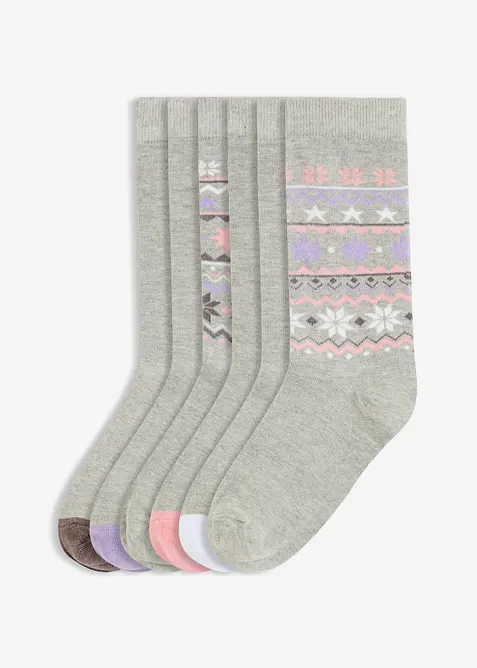 Sokker med &oslash;kologisk bomull (6-pack), bonprix