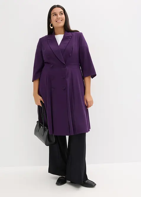 Blazerkjole med utskr&aring;dd skj&oslash;rt, bonprix