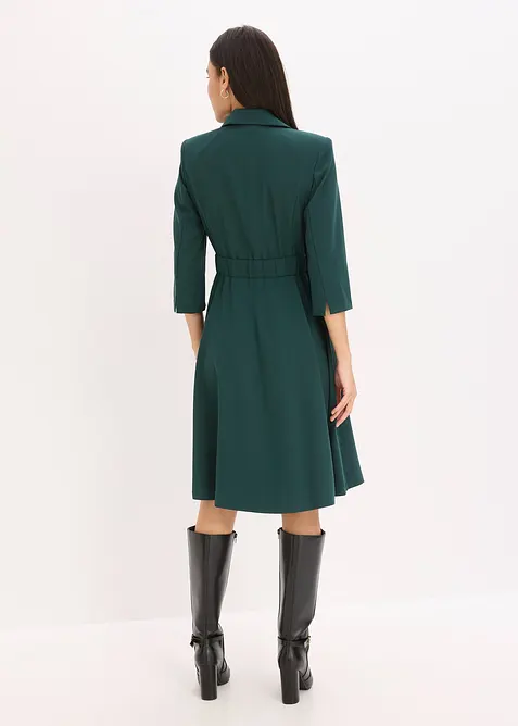 Blazerkjole med utskr&aring;dd skj&oslash;rt, bonprix