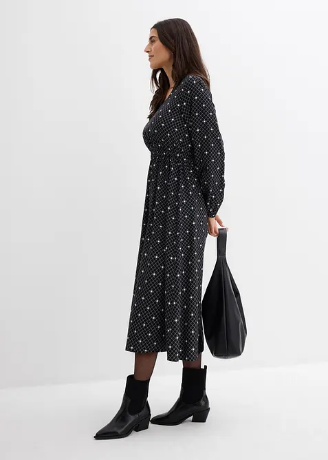 Maxikjole i lett viskose, bonprix