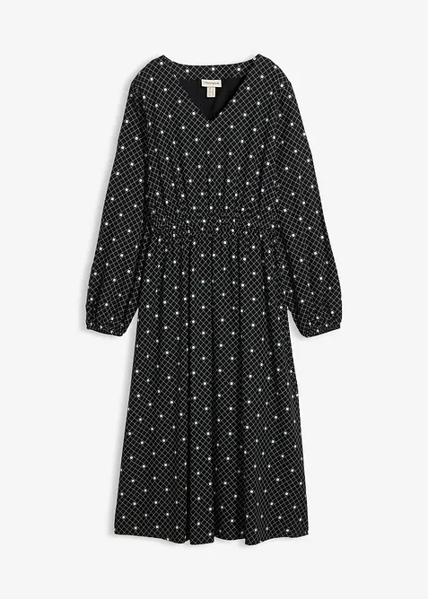 Maxikjole i lett viskose, bonprix