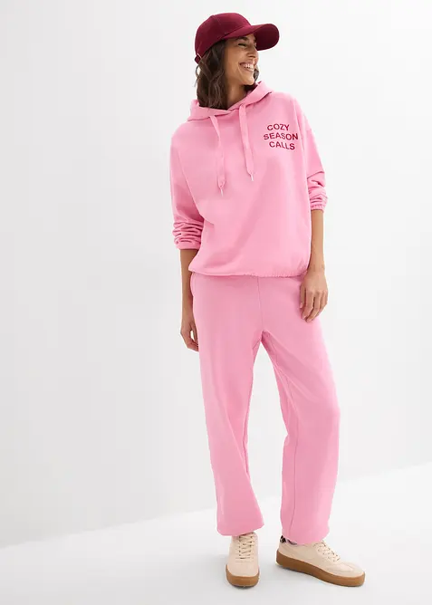 Oversized sweatshirt i 100% bomull, bonprix