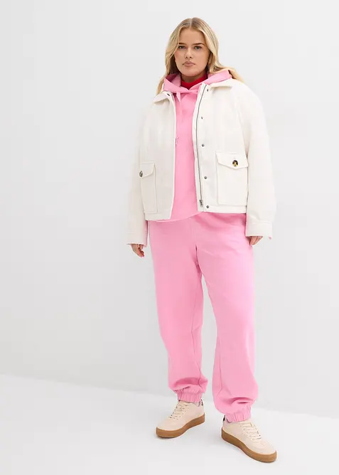 Oversized sweatshirt i 100% bomull, bonprix