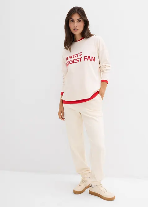 Joggebukse i 100% bomull, bonprix