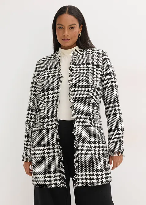 Lang blazer i boucl&eacute;, bonprix