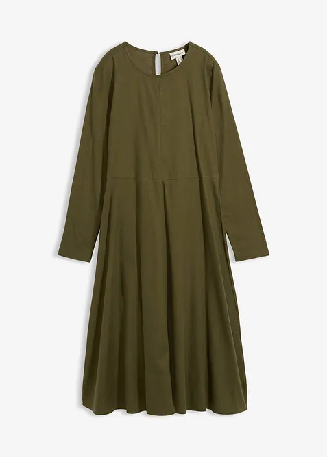 Kjole i 100% bomullsflanell, bonprix