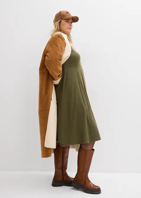 Kjole i 100% bomullsflanell, bonprix