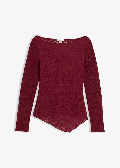 Langermet topp i blondemateriale, bonprix