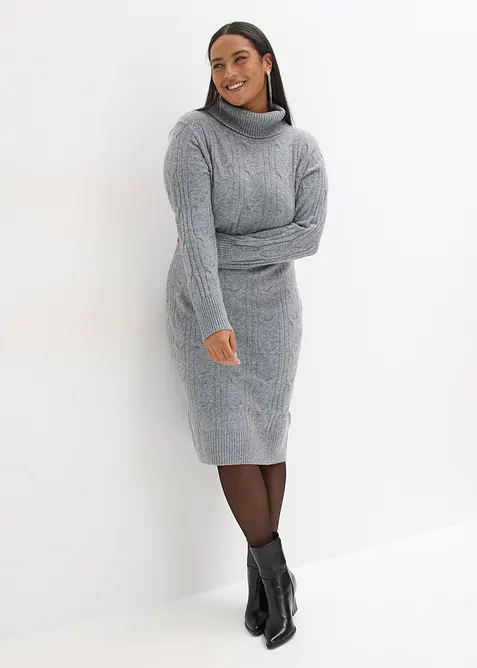 Strikket kjole, bonprix