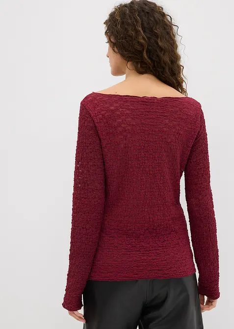 Langermet topp i blondemateriale, bonprix