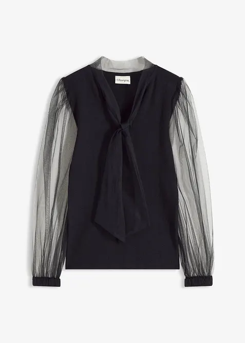 Genser i lett viskosemiks, bonprix