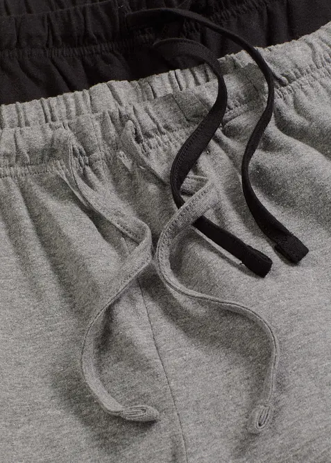 Pyjamasbukse med stikklommer (2-pack), bonprix