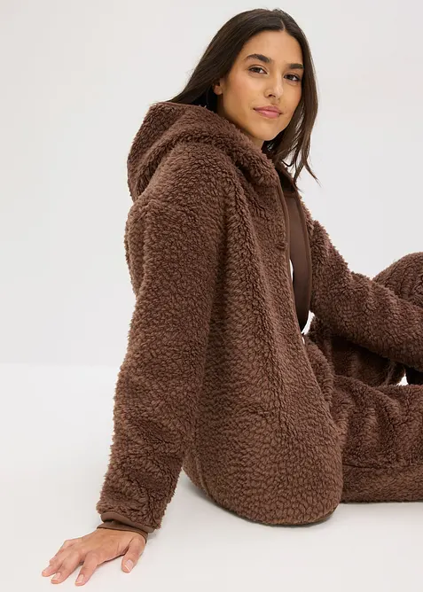 Loungewear-kosedress i pil&eacute;, bonprix