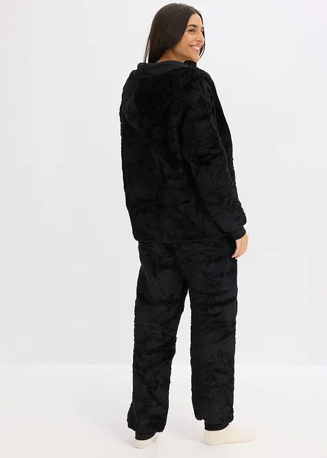 Loungewear-kosedress i pilé, bonprix