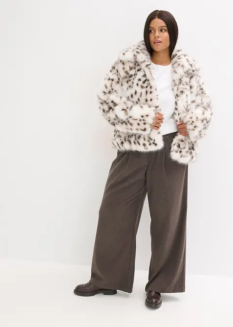 Jakke i fuskepels, bonprix