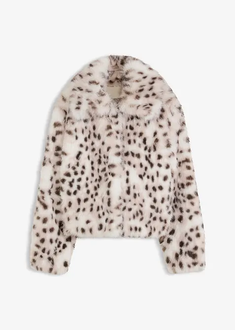 Jakke i fuskepels, bonprix