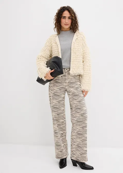 Twillbukse i elastisk bomullsmiks, bonprix