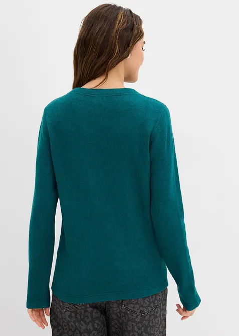 Figurnær, strikket topp, bonprix