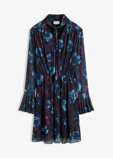 Kjole i myk mesh, bonprix