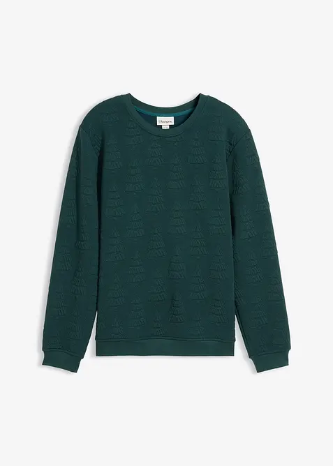 Julesweatshirt med juletremotiv, bonprix