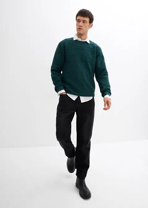 Julesweatshirt med juletremotiv, bonprix