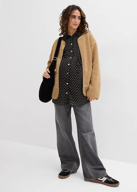 2-i-1-skjorte i chiffon for gravide, bonprix