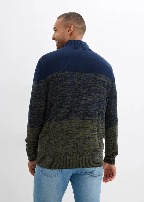 Grovstrikket troyer-genser av myk bomullsmiks, bonprix