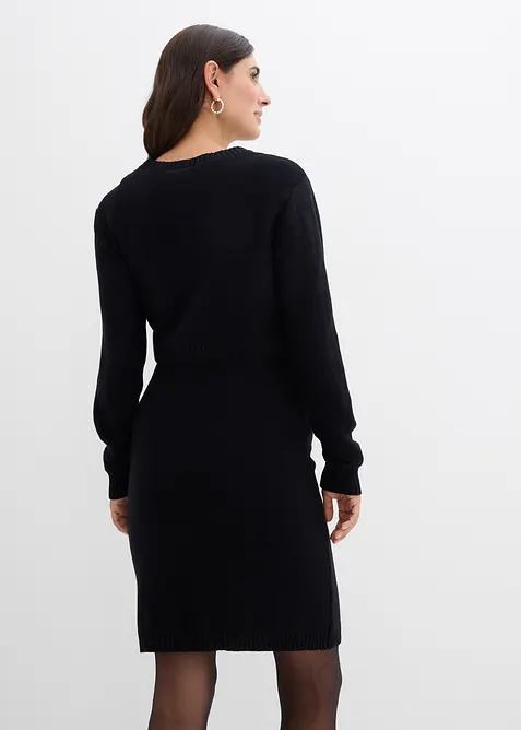 Mamma-sett med genser og skjørt for svangerskapet og tiden etterpå (2-delt sett), bonprix