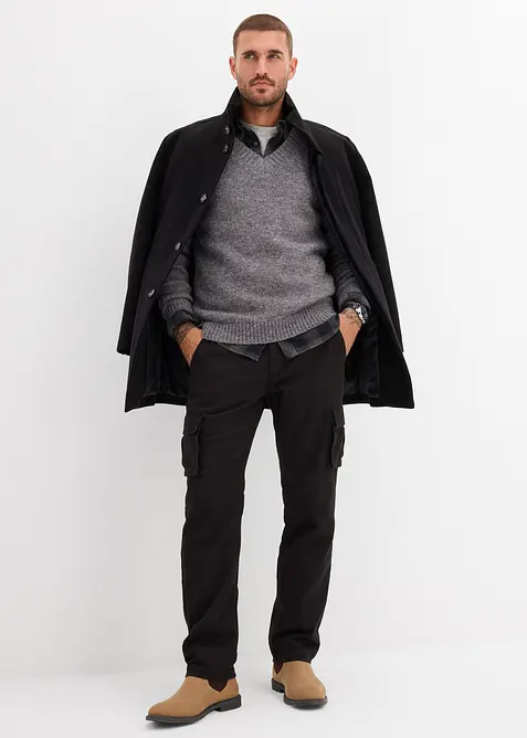 Lettstelt, strikket genser, bonprix