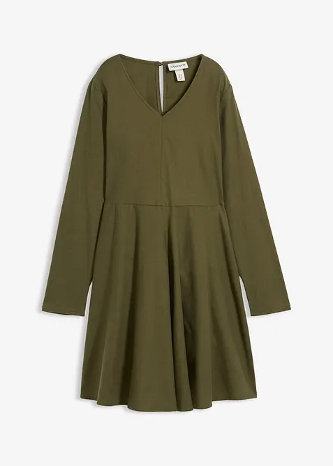 Flanellkjole av 100% økologisk bomull, bonprix