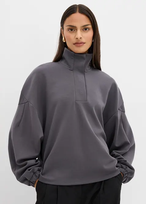 Oversized sweatshirt av scuba, bonprix