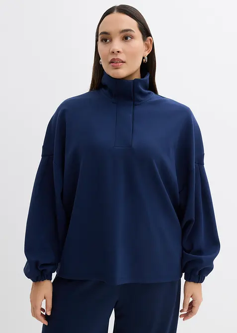 Oversized sweatshirt av scuba, bonprix