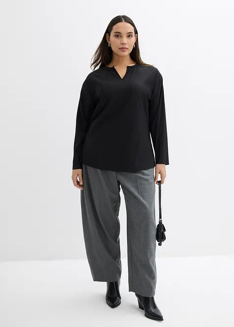 Plissert topp, bonprix