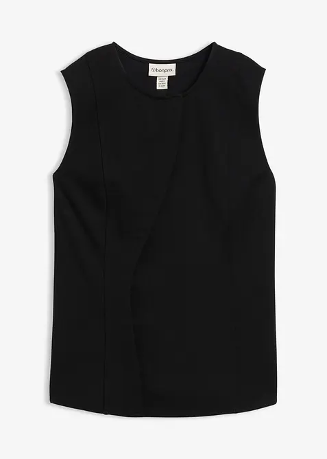 Asymmetrisk vest i Punto di Roma-materiale, bonprix