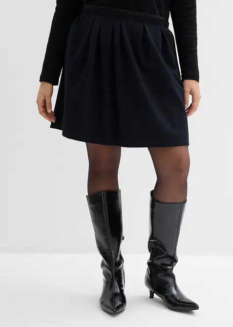 Sweatskj&oslash;rt med legg av viskosemiks med glans, bonprix