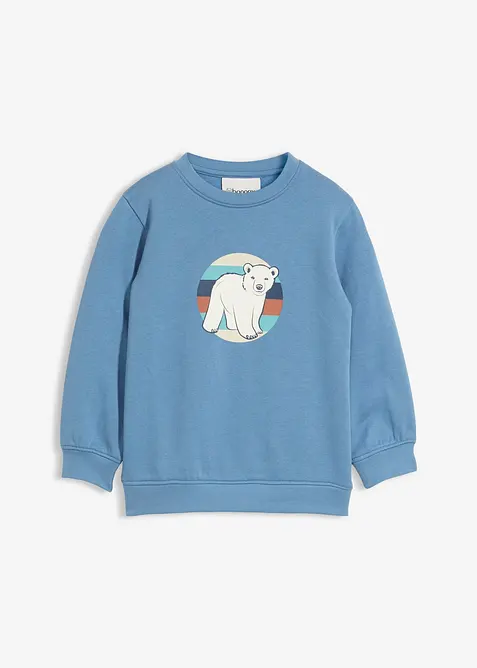 Sweatshirt i 100% økologisk bomull, bonprix