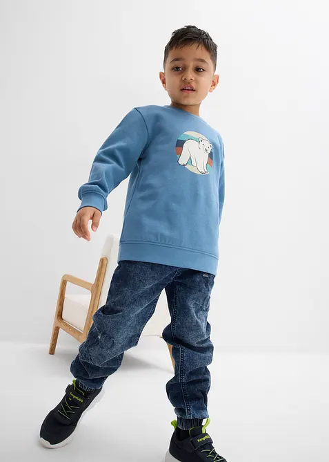 Sweatshirt i 100% økologisk bomull, bonprix