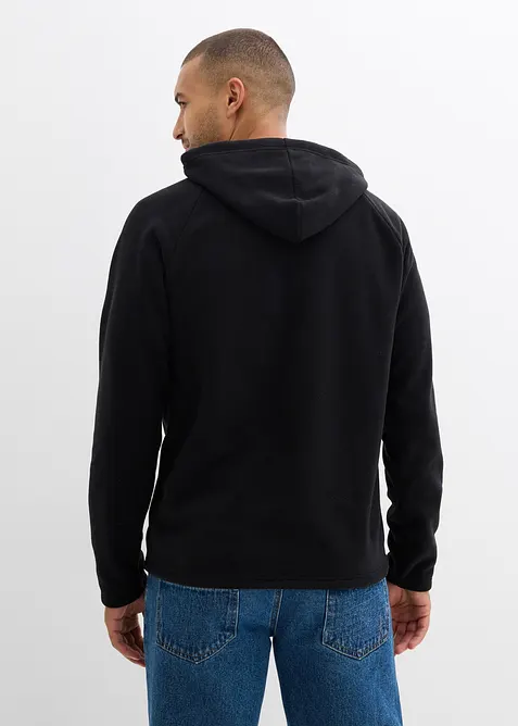 Myk fleecegenser med hette, bonprix