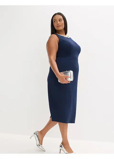 Cocktailkjole med strass, bonprix