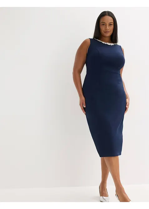 Cocktailkjole med strass, bonprix