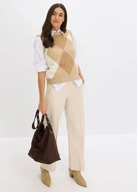 Strikket vest, bonprix