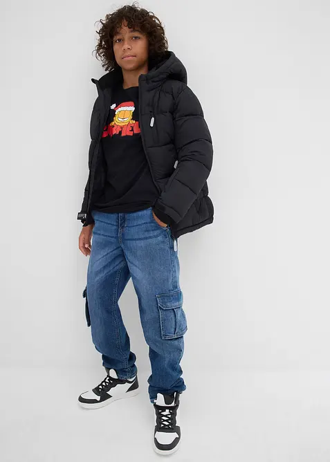 Langermet topp Garfield med julemotiv, av 100% bomull, Garfield