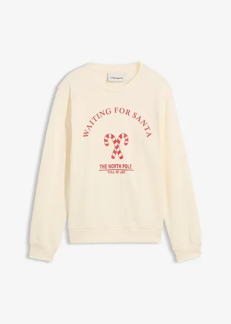 Sweatshirt i 100% økologisk bomull, bonprix