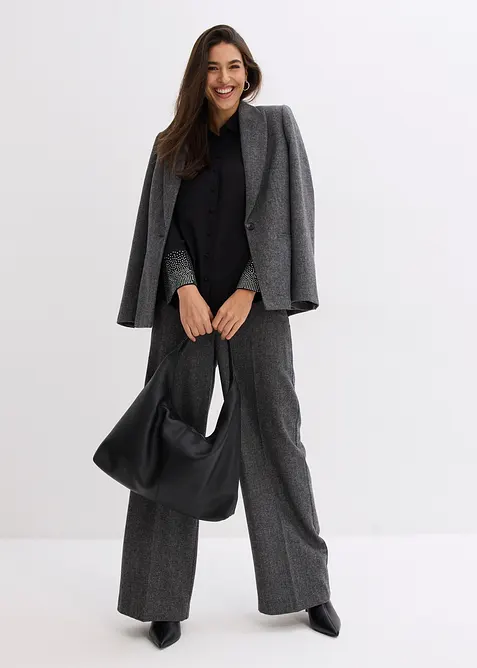 Skjorte med glitterstener, bonprix