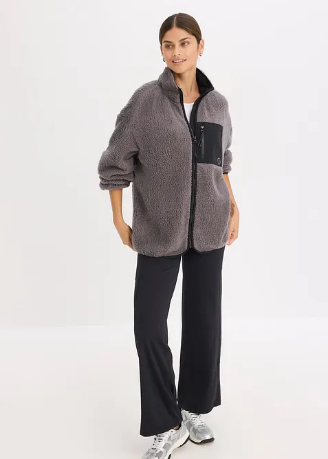 Funksjonsjakke i fleece, oversized, bonprix
