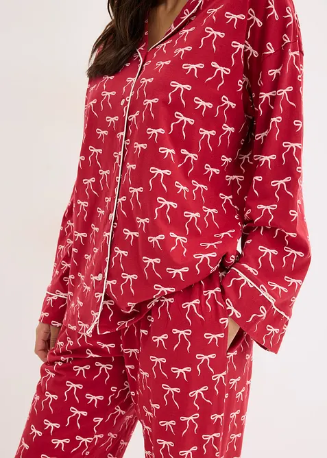Pyjamas i 100% bomull, bonprix