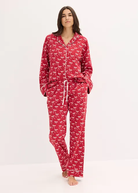 Pyjamas i 100% bomull, bonprix