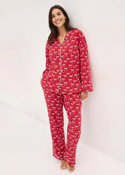 Pyjamas i 100% bomull, bonprix