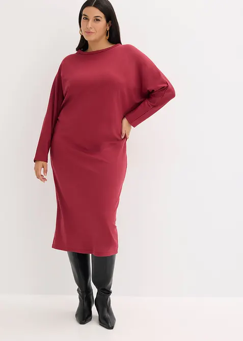 Midikjole i behagelig Punto di Roma-materiale, bonprix